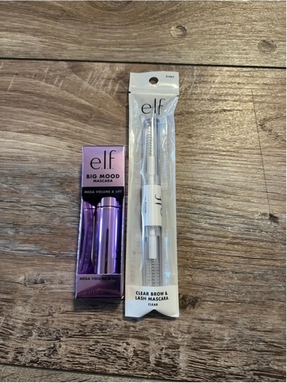 NEW BUNDLE e.l.f. Mascara One Size Purple and White